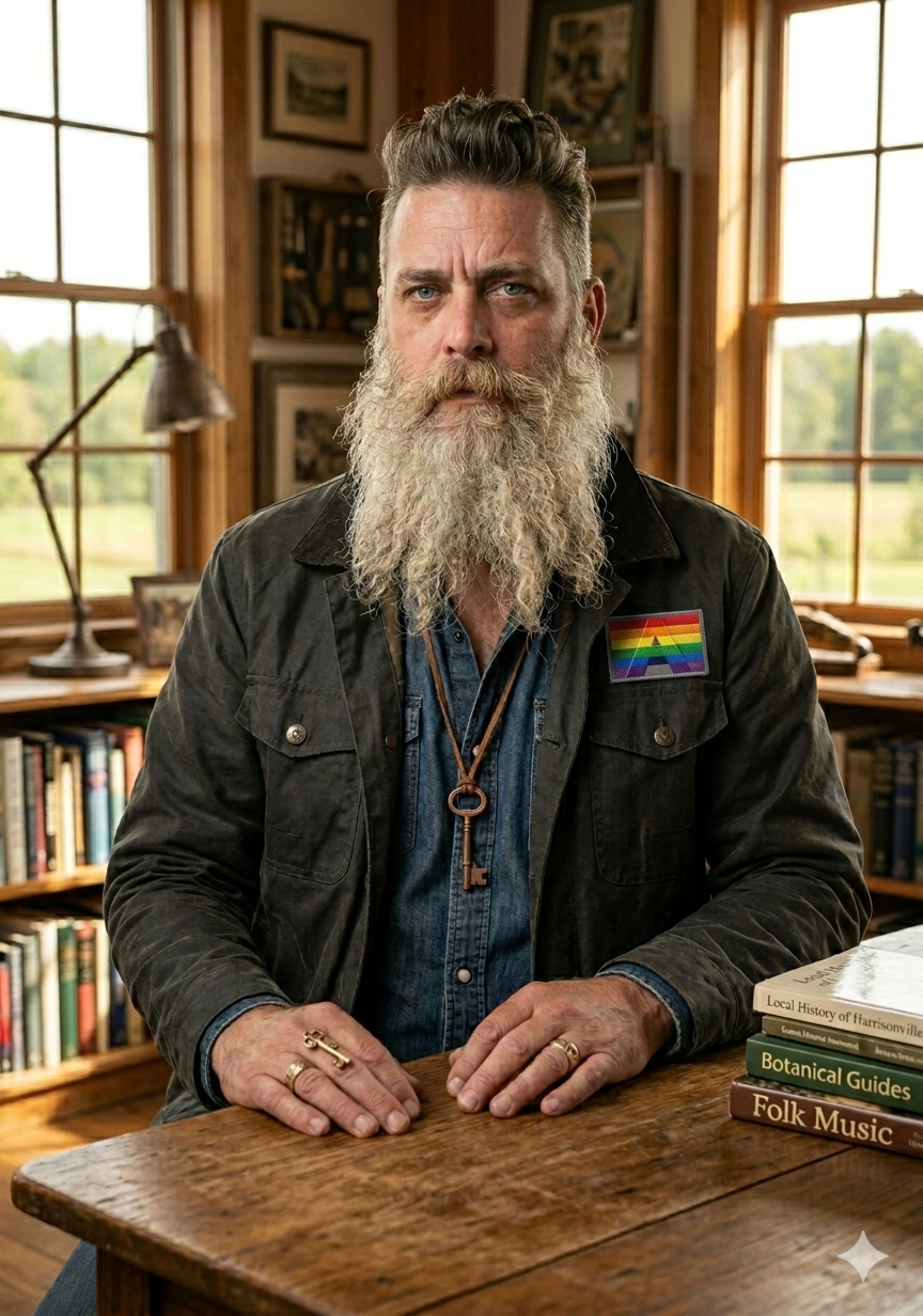 Rev. Dude in ally jacket